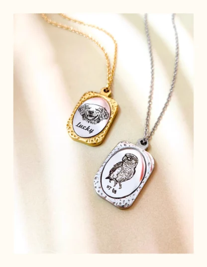 Custom Pet Memorial Necklace
