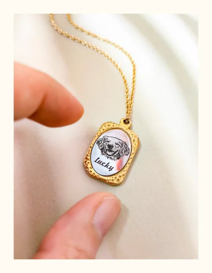 Custom Pet Memorial Necklace - Image 7