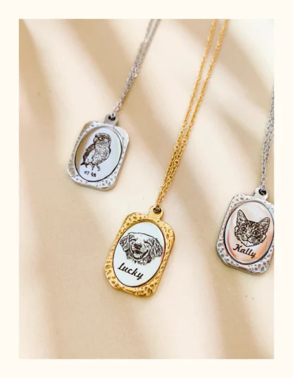 Custom Pet Memorial Necklace - Image 5