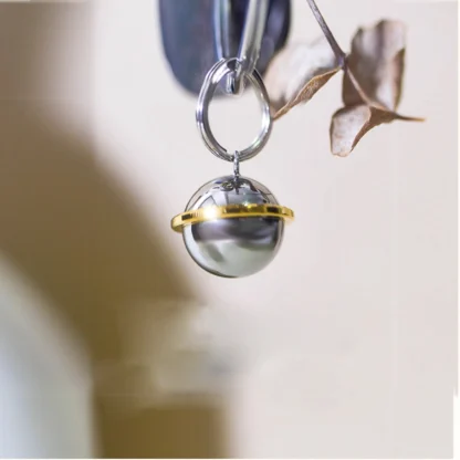 Custom Planet Pet Urn Keychain with Portrait Pendant - Image 9