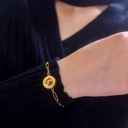 Paperclip Pet Memorial Bracelet - Image 3