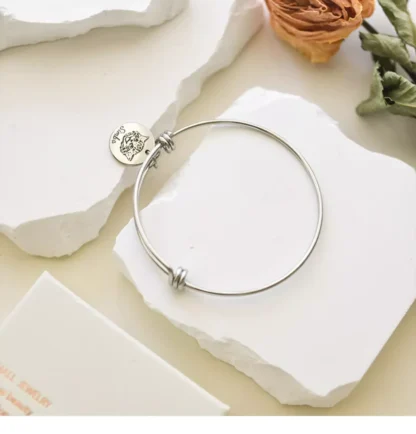 Pet Portrait Bangle Bracelet - Image 13