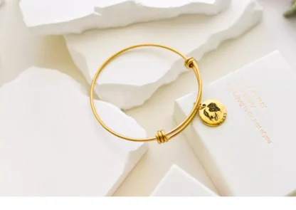 Pet Portrait Bangle Bracelet - Image 11