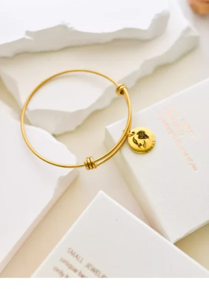 Pet Portrait Bangle Bracelet - Image 10